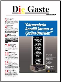 Die Gaste 6. Say / Mart-Nisan 2009