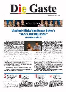 Die Gaste, 20. SAYI  / Ocak-ubat 2012