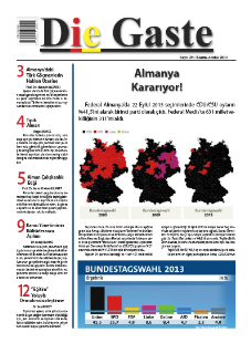 Die Gaste 29. SAYI  /Kasm-Aralk 2013